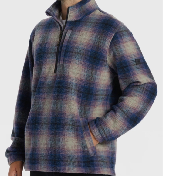 BILLABONG NEW Boundary Mock Neck Fleece Jacket - Picture 4 of 13